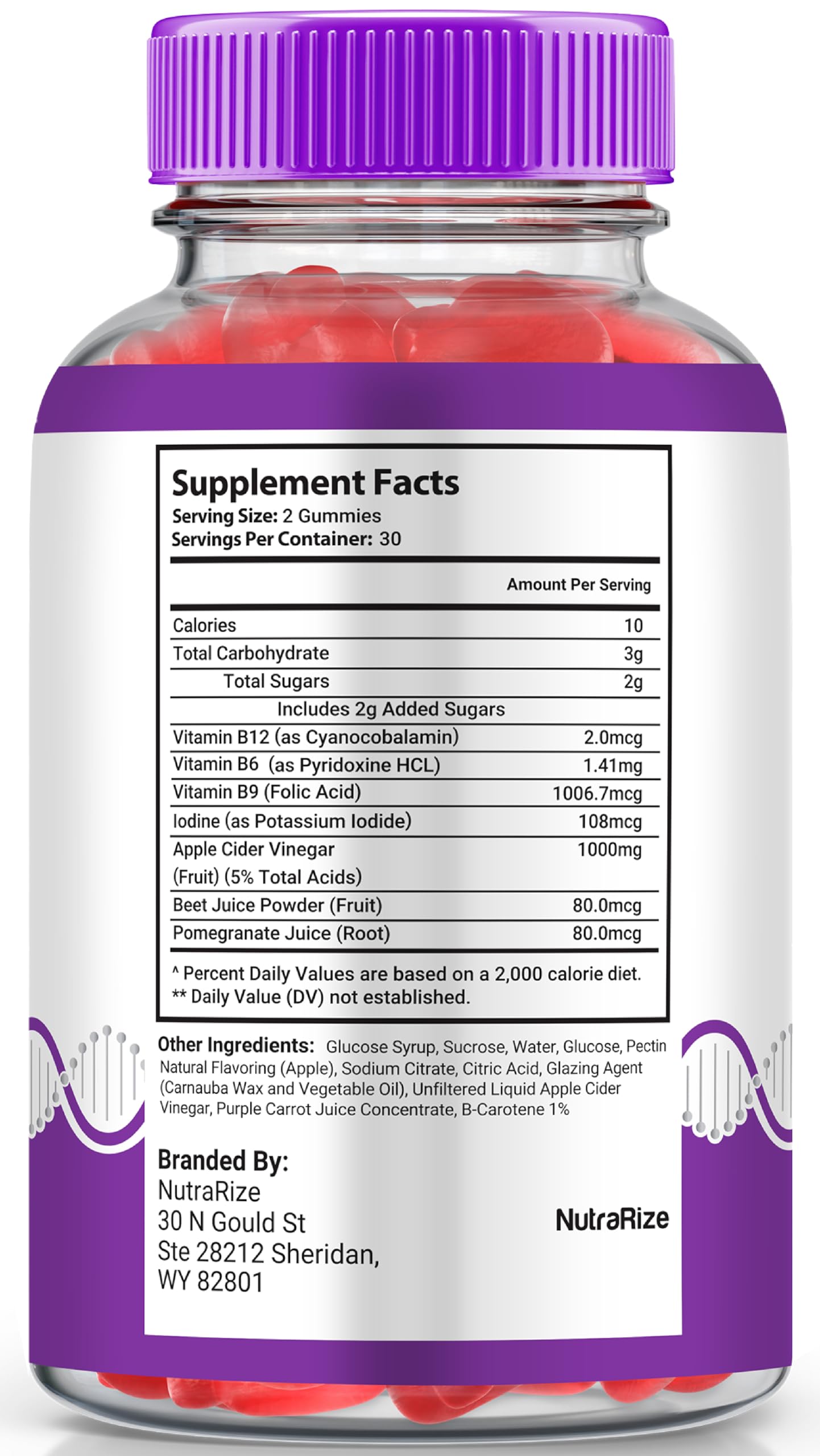 NutraRize (Pack of 3 RiteLyfe Blood Circulation Support Gummies, All Natural Stabilizer to Maintain Stable Healthy Levels and Overall Wellness, Premium Formula Gomitas Review (180 Gummies)