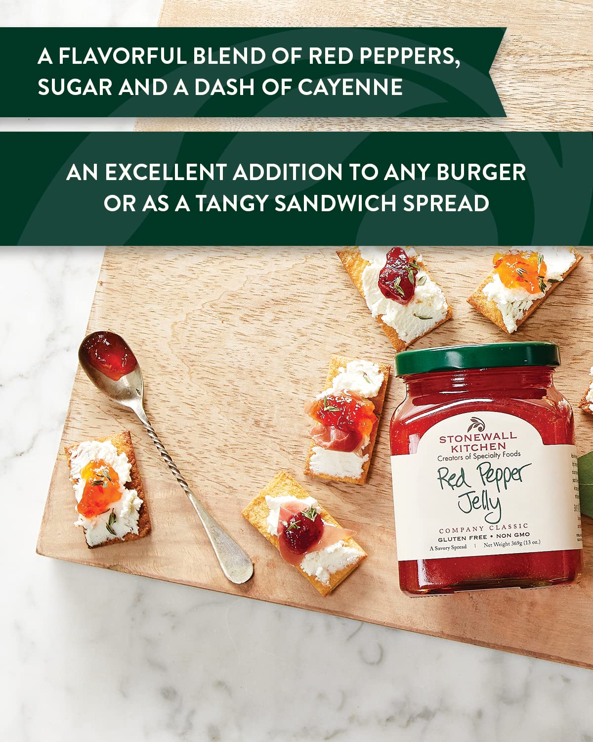 Stonewall Kitchen Red Pepper Jelly 13 oz Pack of 2