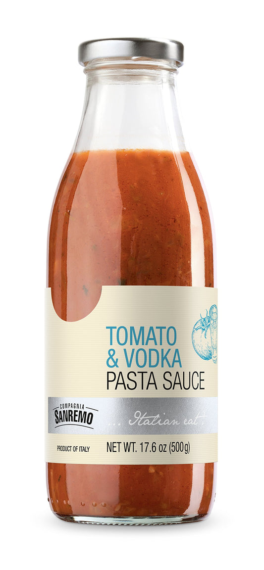 Sanremo Tomato and Vodka Pasta Sauce 11 Pound Pack of 6