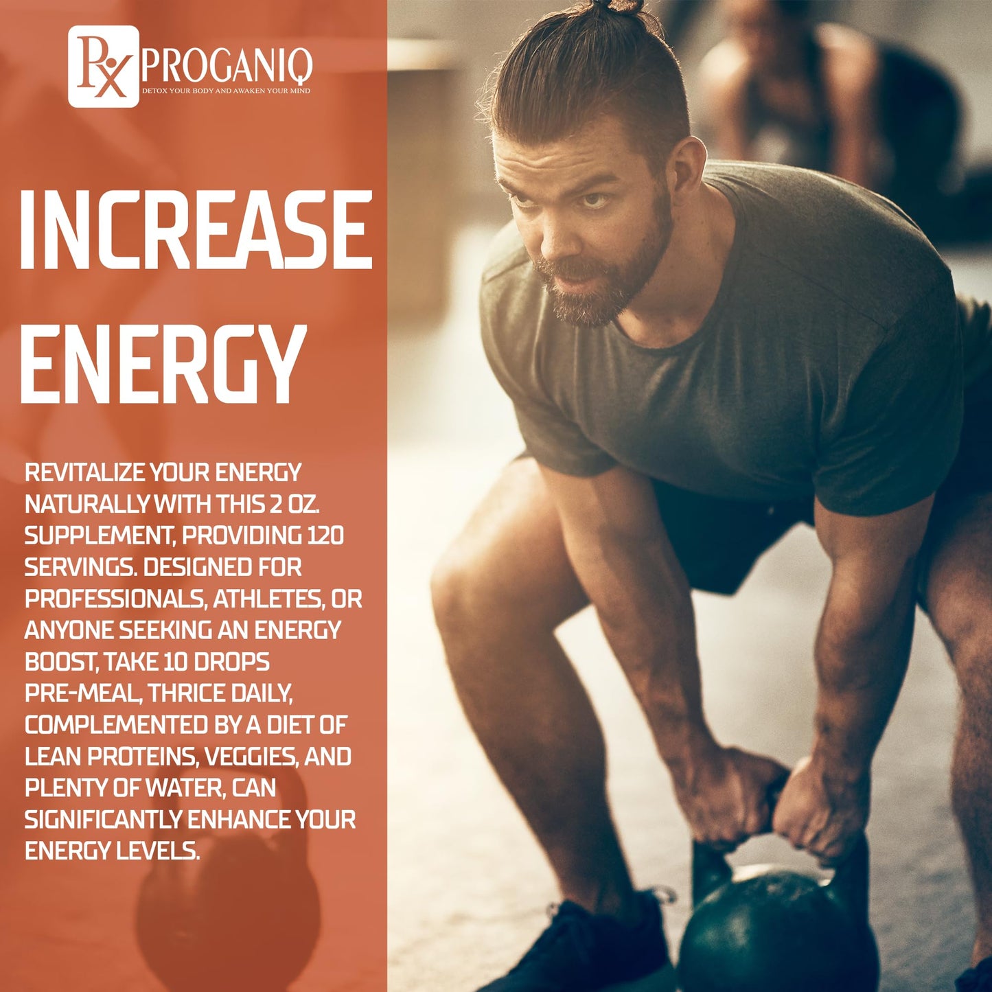 X PROGANIQ Profusion HCG Drops - Advanced Weight Management Formula with African Mango - Hormone Free Drops for Women & Men - Made in The USA - HCG Drops for Weight Management - 30 Day Supply