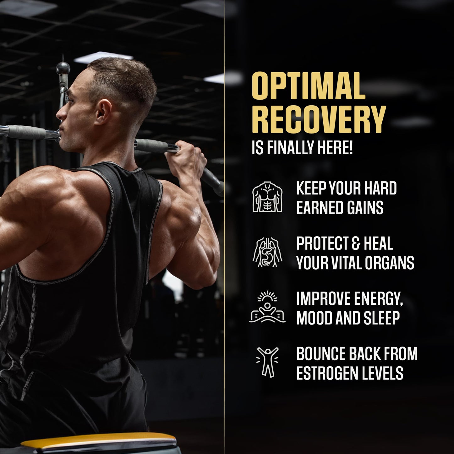 PureFlow Nutrition | #1 New Premium PCT Supplement for Men | Post Cycle Therapy to Kickstart Levels, Repair Liver, Block Estrogen, Balance Hormones | 8 Powerful Ingredients - 60 Capsules