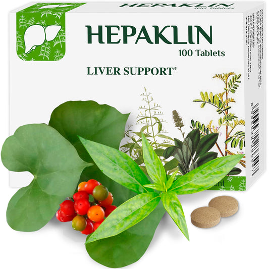 Ananta Medicare USA Hepaklin Liver Support Supplement - Herbal Formula for Liver Health & Bile Flow - Supports Natural Detox & Fat Metabolism - 120 Tablets