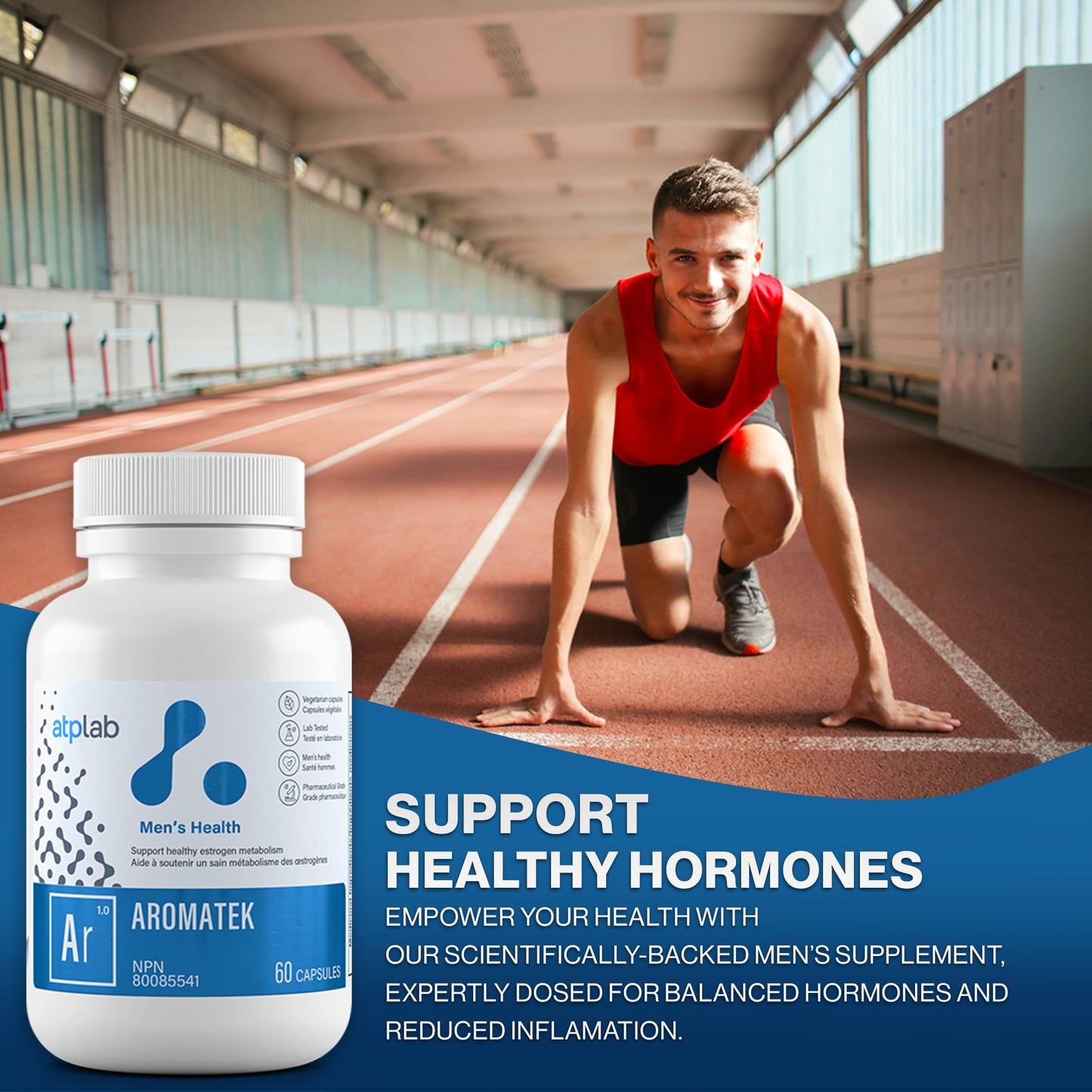 ATP LAB | Aromatek 60 caps | New and Unique Men’s Health Formula.