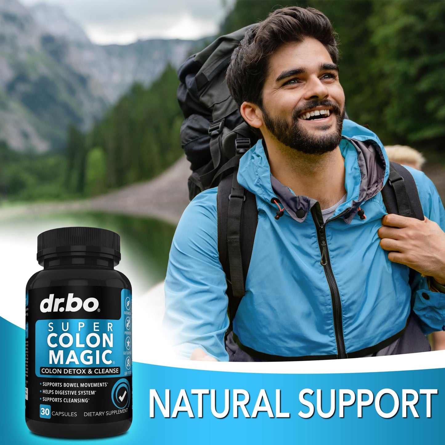 Colon Cleanser Detox for Weight Flush - 15 Day Colon Cleanse Pills & Probiotic - Fast Natural Laxative, Constipation Relief, Bowel Movement Supplements for Intestinal Stomach Bloating Gut Loss Support