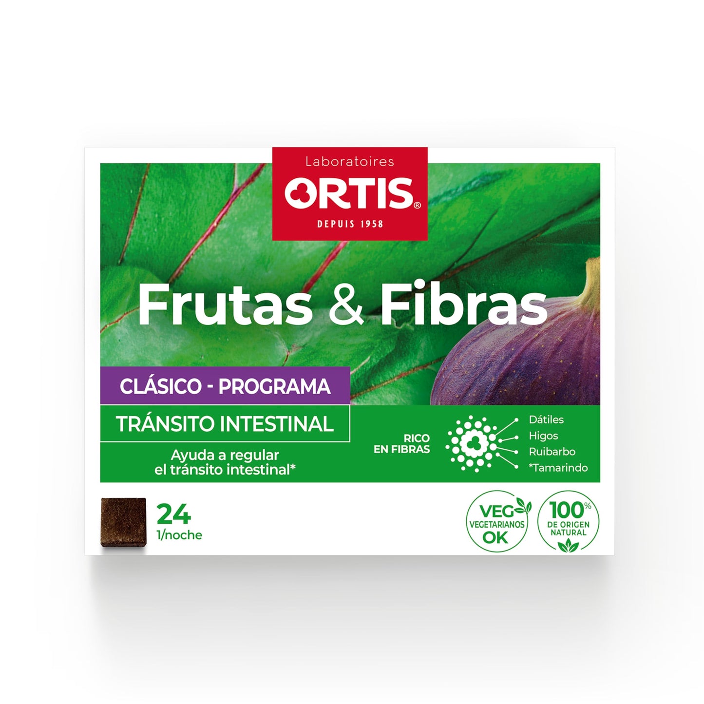 Ortis Fruits & Fibres Regular 24 Cubes