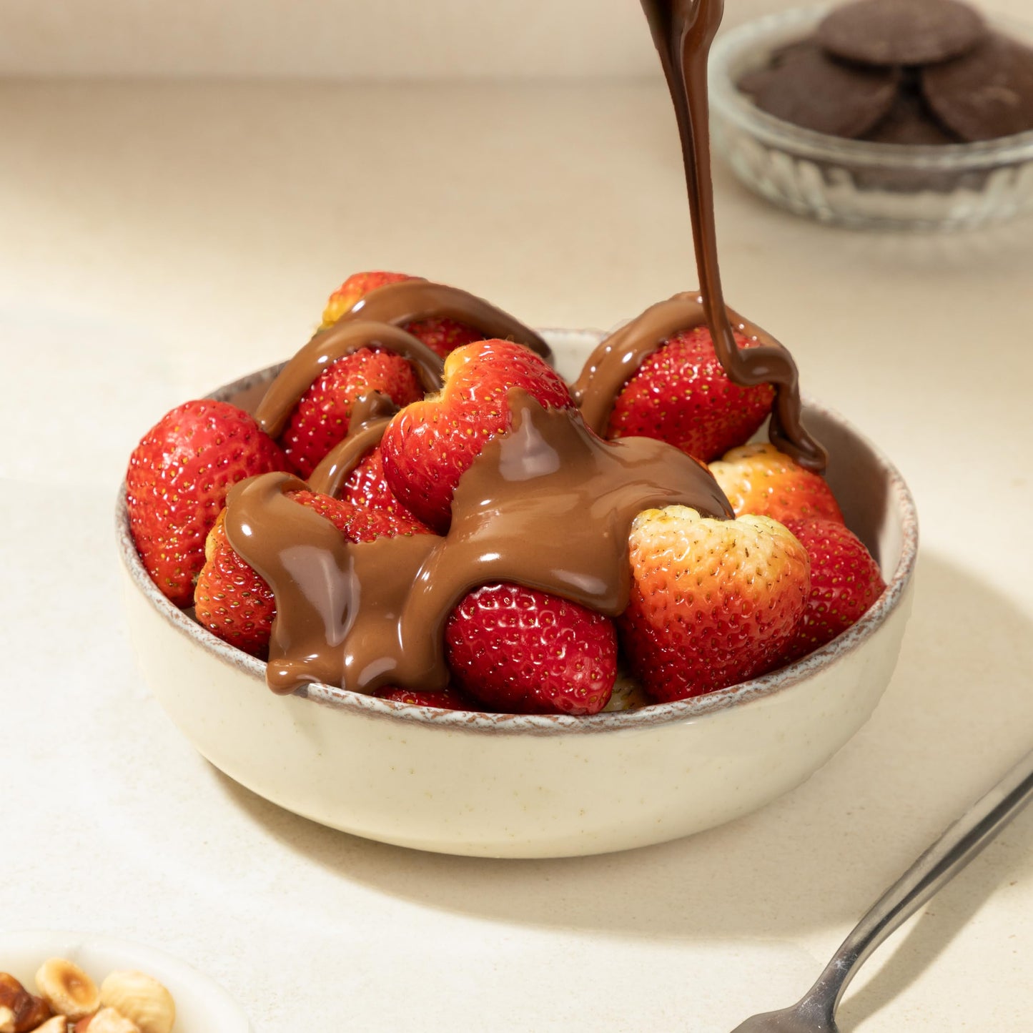 Paranice  Creamy Cocoa Hazelnut Spread  77 Almond and Hazelnut  Sugar Free  Keto and Vegan  Gluten Free  Dairy Free  Palm Oil Free  Erythritol Free  10 Oz  Pack of 1