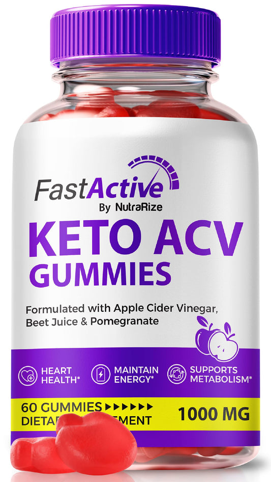 Fast Active Keto ACV Gummies, Official FastActive Keto Plus ACV Gummies, All- Natural Apple Cider Vinegar, Premium Keto+ACV Gummy, FastActive Keto Gomitas Review (60 Gummies)