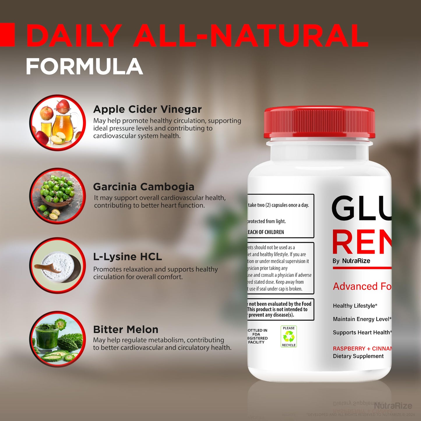 (2 Pack) Gluco Renu Capsules, Official GlucoRenu Pills, Natural Support For Healthy Levels, Circulation and Balance, Premium Formula Blood Vessel Cleaner, GlucoReNu Glyco Optimizer (120 Capsules)