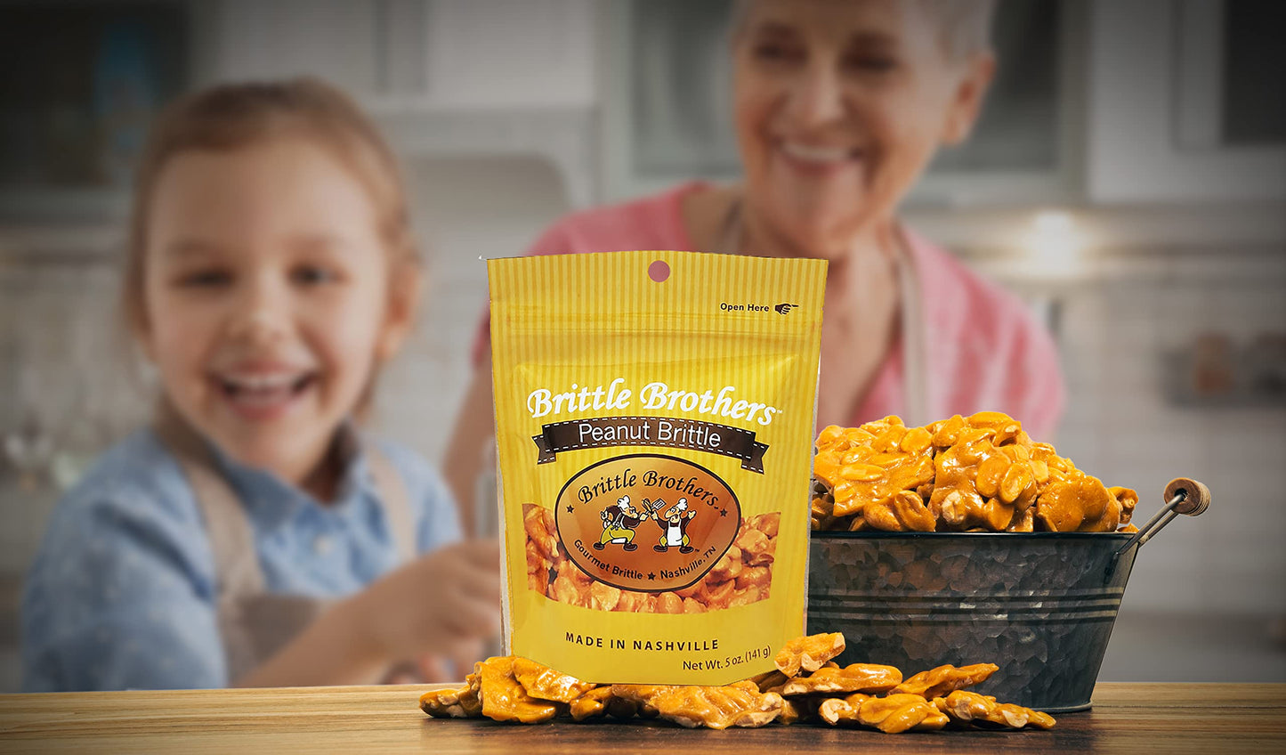 Brittle Brothers Peanut Brittle 5 Ounce