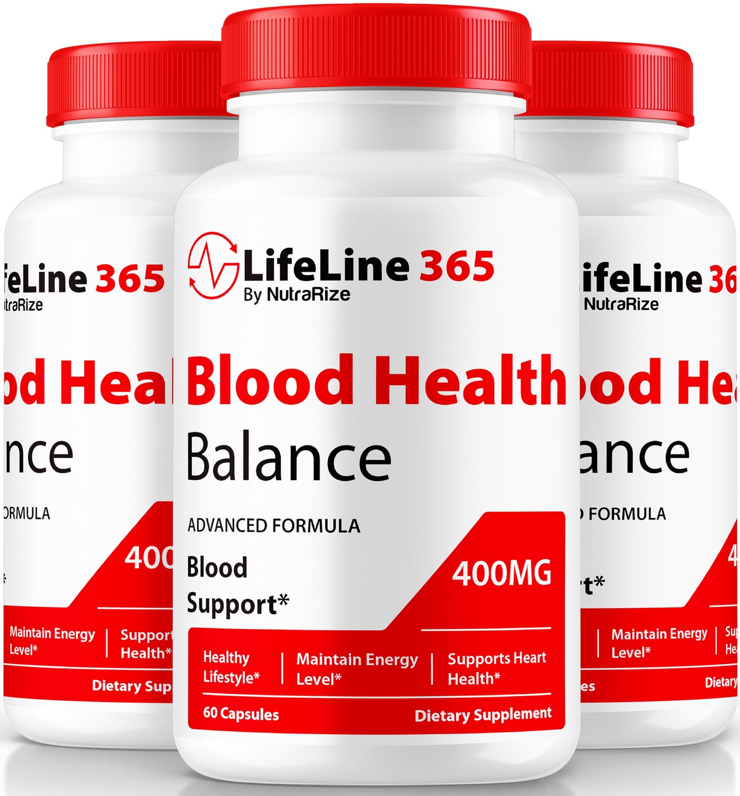 (3 Pack) LifeLine 365 Capsules - Official LifeLine 365 Blood Support, LifeLine365 To Maintain Stable Levels, LifeLine365 Pills For Overall Health, Life Line 365 Pastillas Review (180 Capsules)