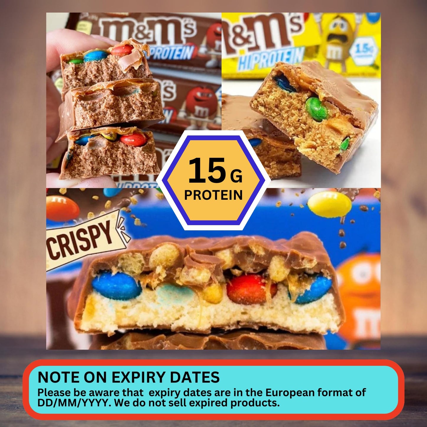 Snickers Mars MMs Hi Protein Bars Variety 12 Pack  Bundled with Masonara Mints  Snickers High Protein Bars and Others 1522g Protein per Bar  12 Bars 660g Total