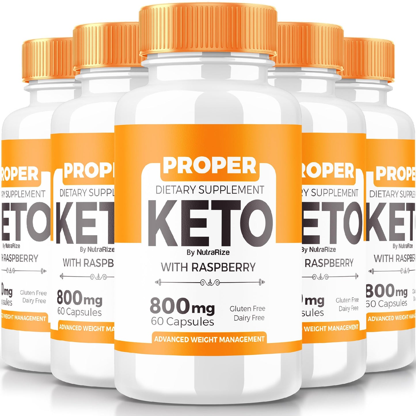 (5 Pack) Proper Keto ACV Capsules, All-Natural Keto Dietary Supplement for Weight Loss, Proper Keto 800MG Pills, Advanced Formula Supplement to Support Your Active Lifestyle, Reviews (300 Capsules)