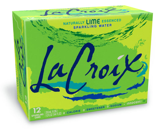 LaCroix Sparkling Water Lime 12 Fl Oz pack of 12