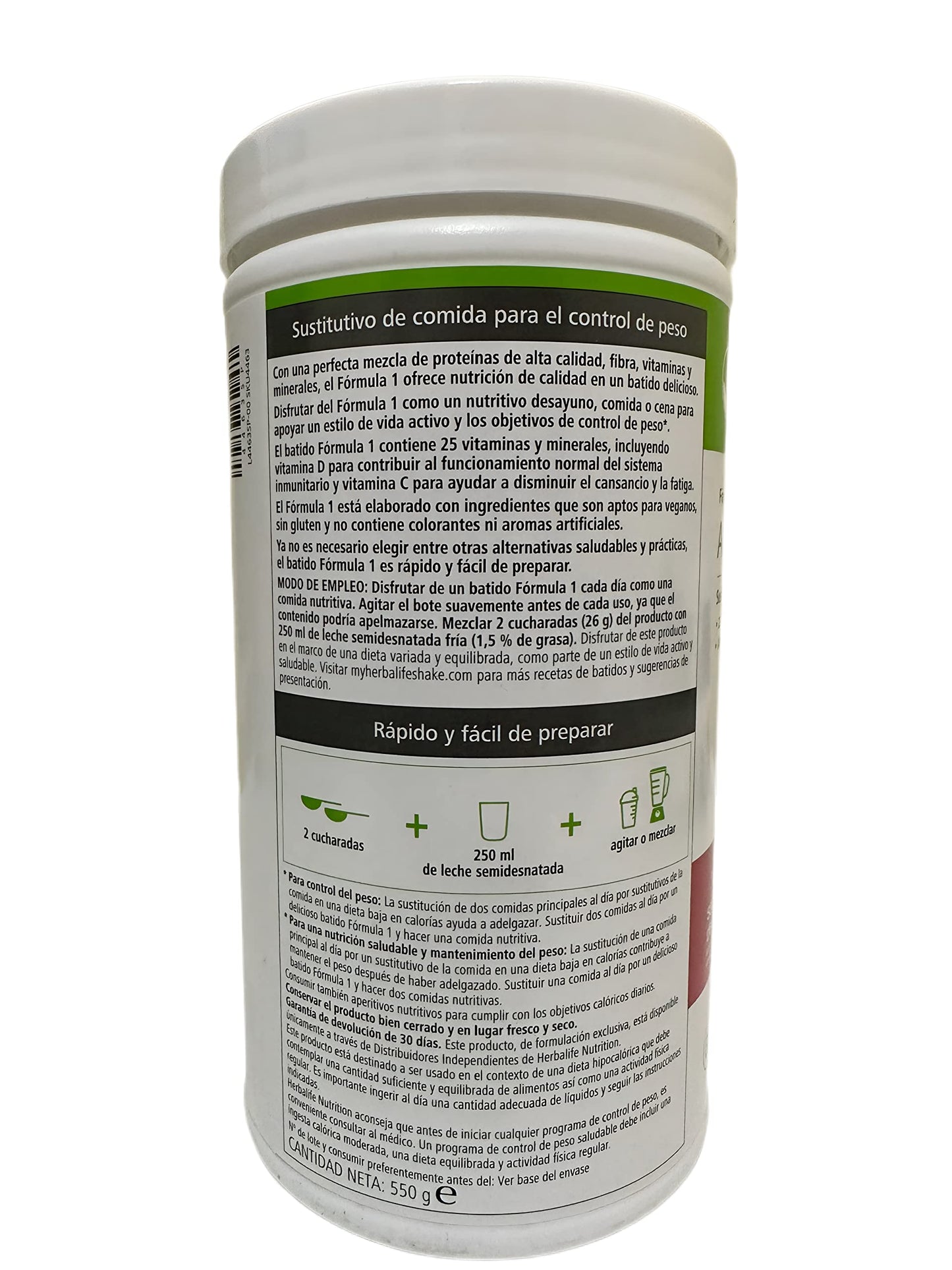Herbalife Formula 1 Healthy Meal Nutritional Shake Mix (10 Flavor) (Wild Berry)