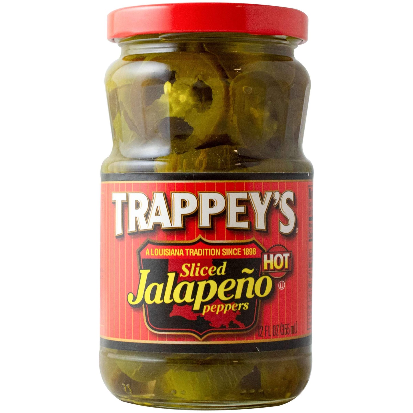Trappeys Sliced Jalapeno Peppers  12 Fl Oz  Pack of 6