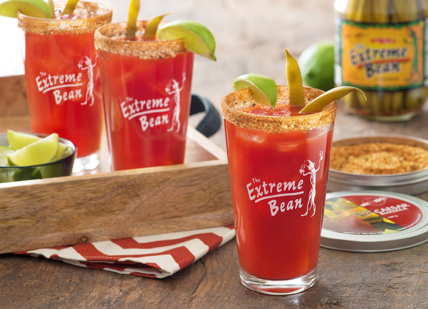 The Extreme Bean  Hot  Spicy Pickled Green Beans 33 oz 3 pack