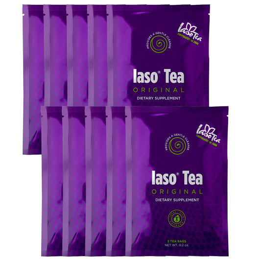 Iaso Brew Tea (Original) - TLC Cleansing Tea & Refreshing Drink Formula for Balanced Lifestyle - 20 Convenient Sachets (10 Pack)