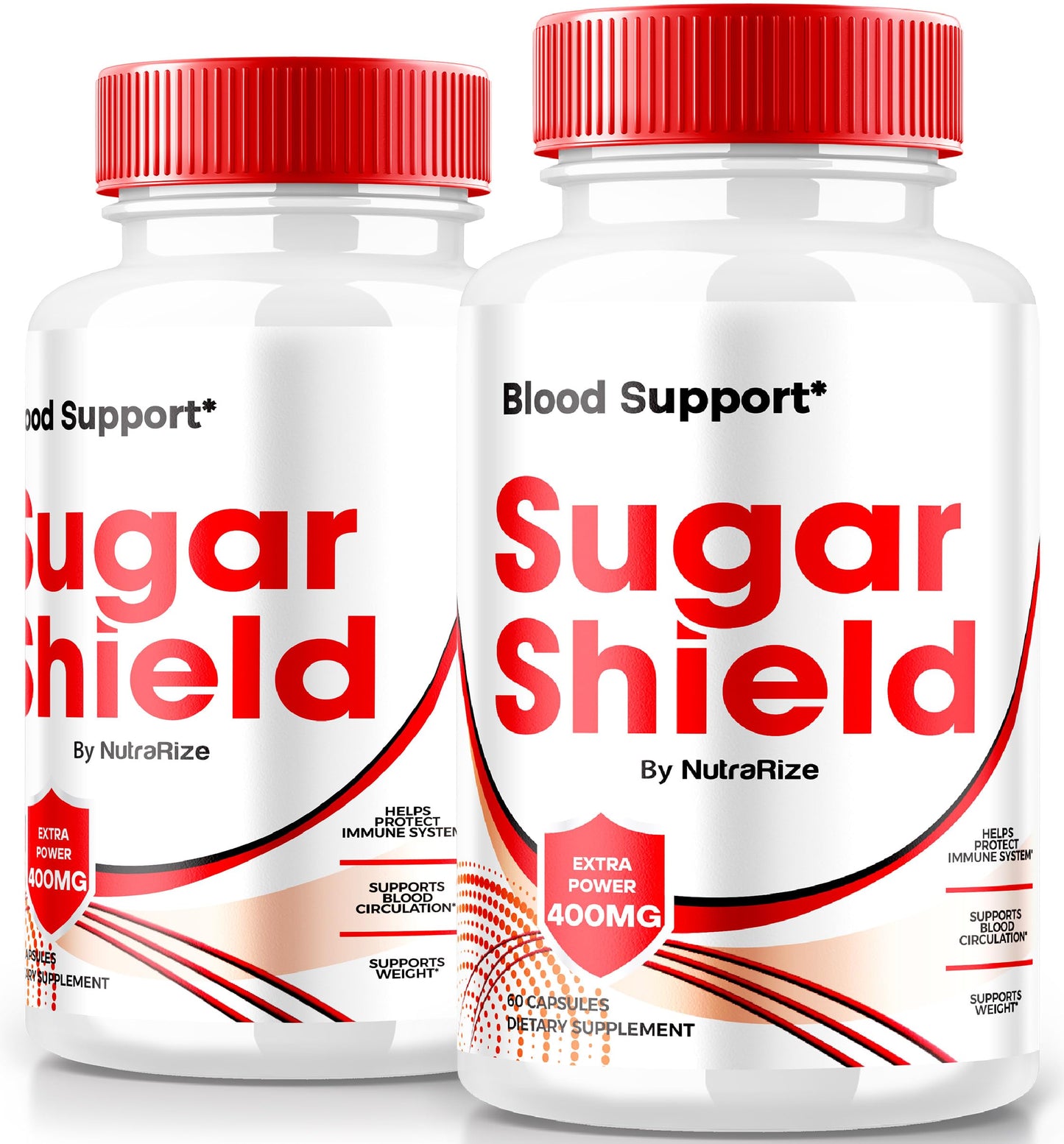 NutraRize (Pack of 2 Sugar Shield Blood Support Pills, Maximum Strength Formula, Capsules, Natural Blood Blend Complex, Reviews (120 Capsules)