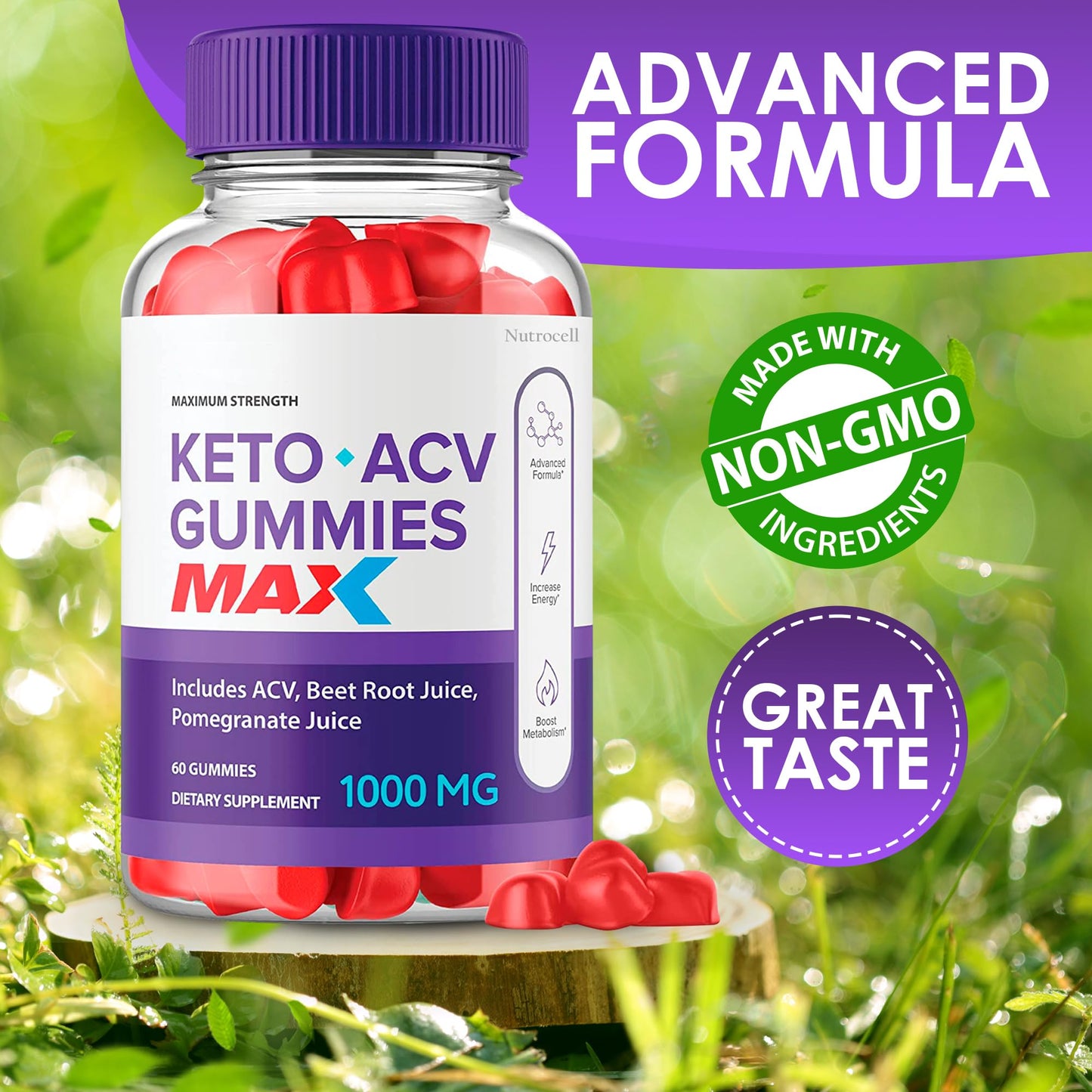 Biolife Keto ACV Keto Gummies Maax ACV with Pomegranate Juice Beet Root B12 60 Gummys Max Strength Biolife Keto Gummies Bio Lyfe (3 Pack)