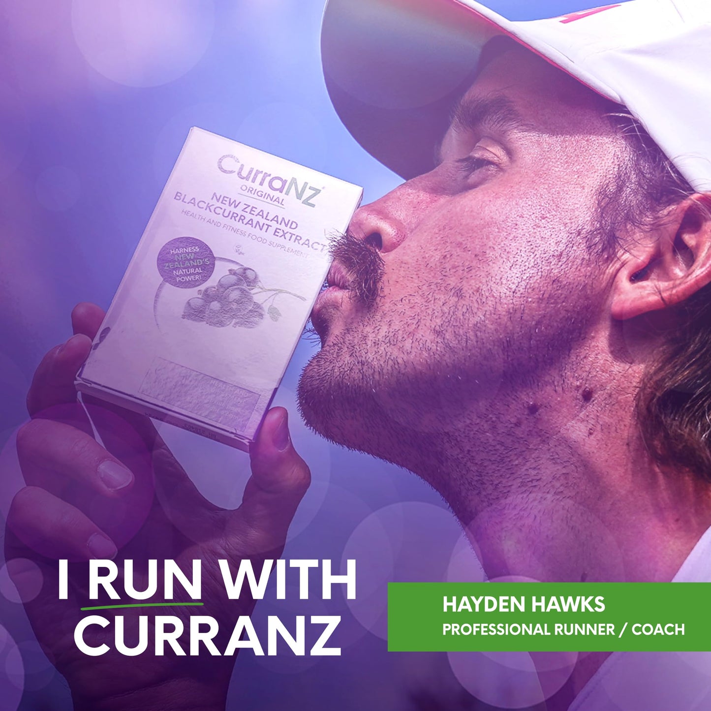 CURRANZ New Zealand Blackcurrant Extract Sports Nutrition Capsules | Muscle Recovery | Endurance Performance | Pre or Post Workout Supplement | Vegan & Caffeine Free (30 Capsules)