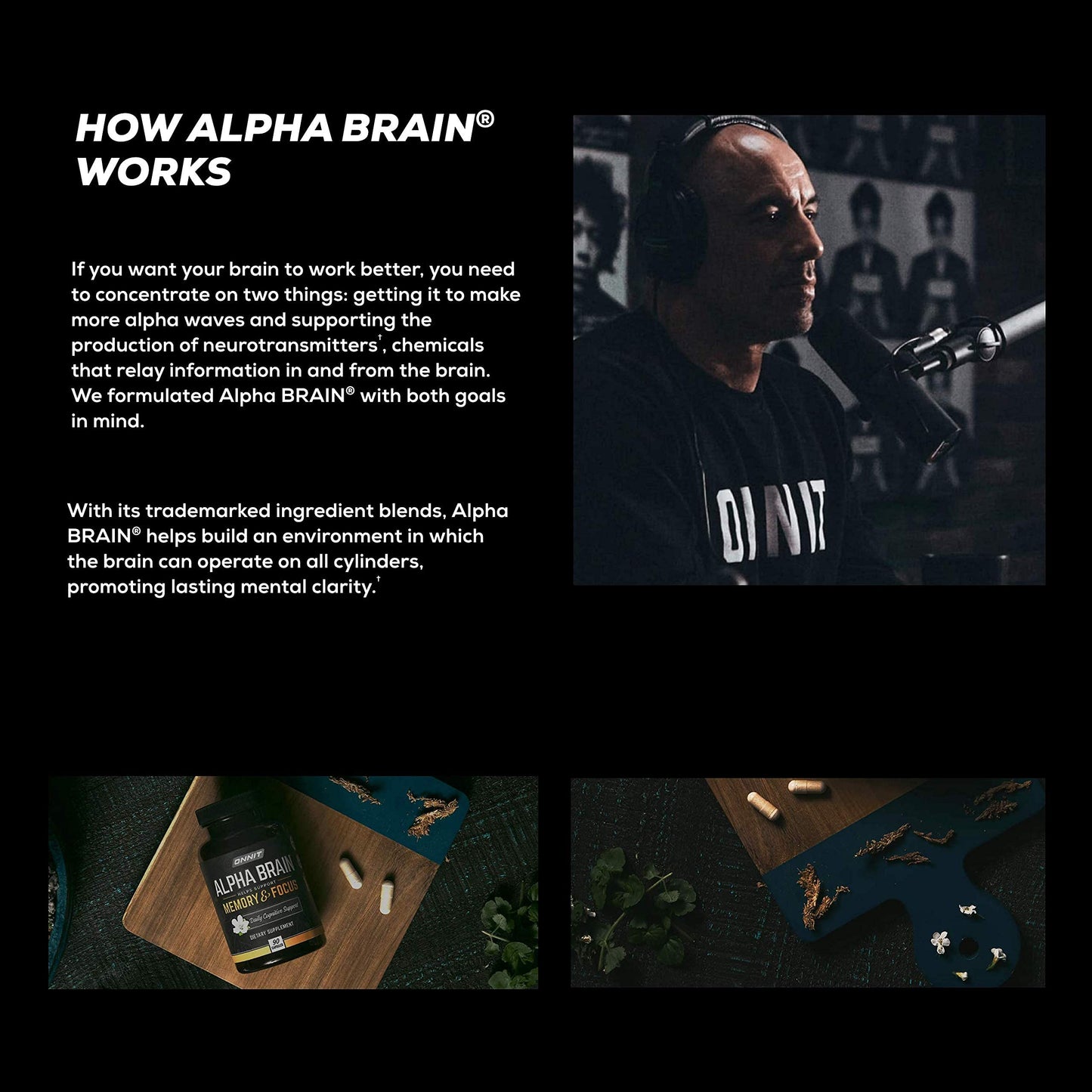 ONNIT Alpha Brain (270ct) - Premium Nootropic Brain Supplement - Focus, Concentration & Memory - Alpha GPC, L Theanine & Bacopa Monnieri