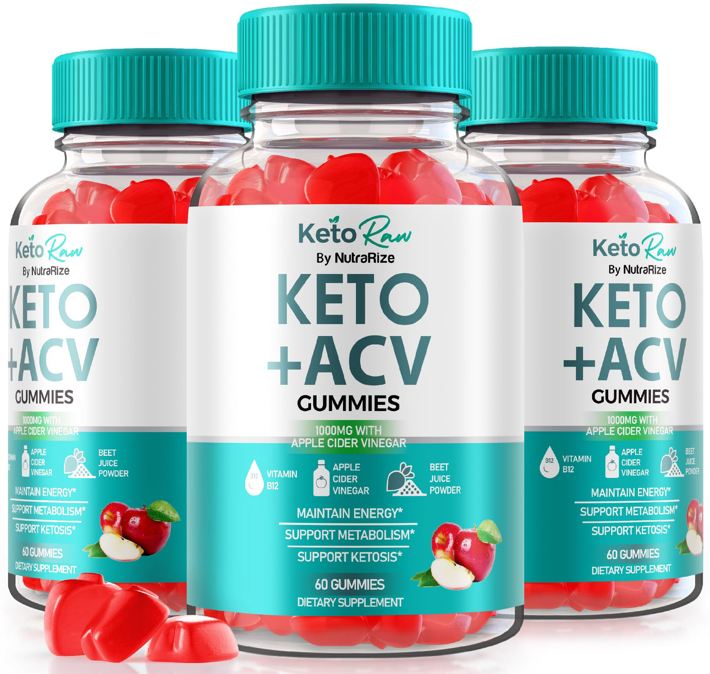 (3 Pack) Keto Raw ACV Gummies, Premium Keto ACV Advanced Weight Loss Support Formula, All Natural Keto Plus Raw Apple Cider Vinegar Gummy, Official Keto+ACV Ketoraw Gomitas Reviews (180 Gummies)