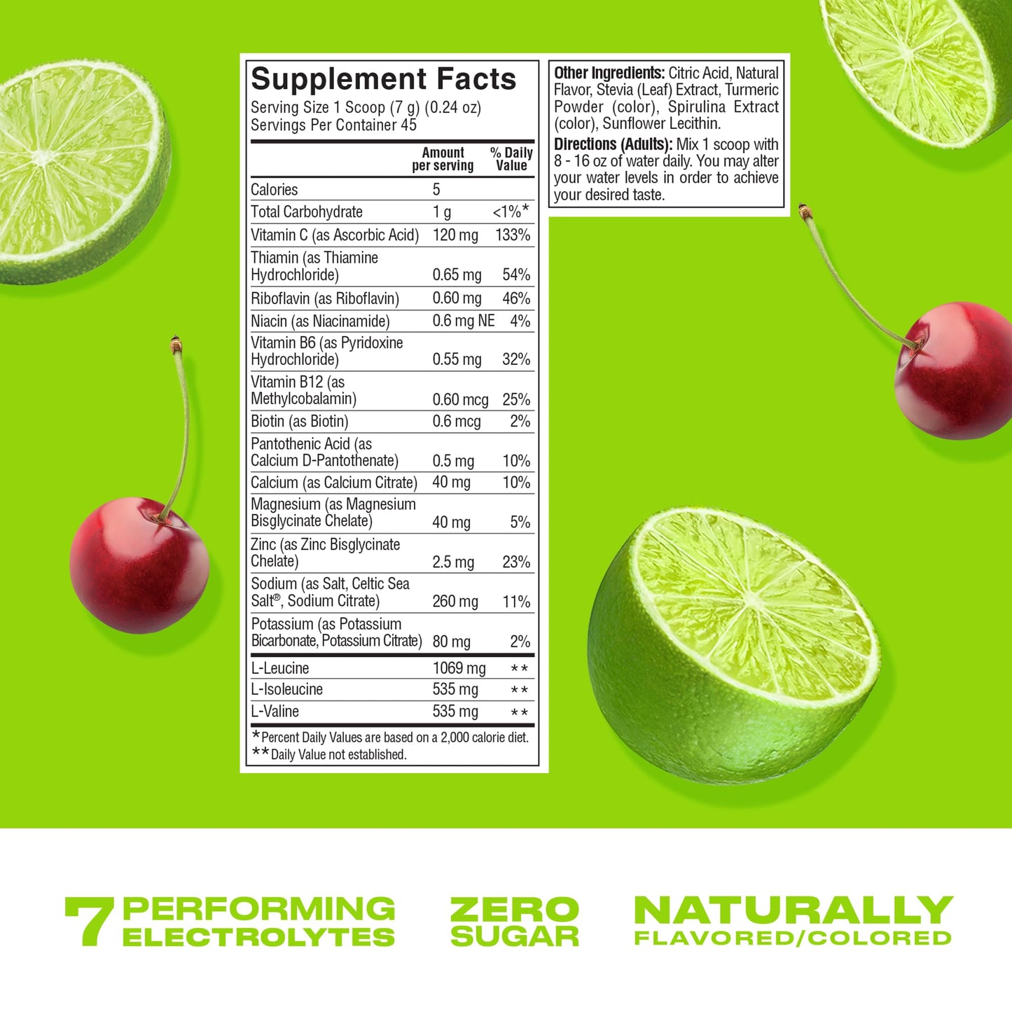 Cwench Electrolyte Mix - Cherry Lime 11oz