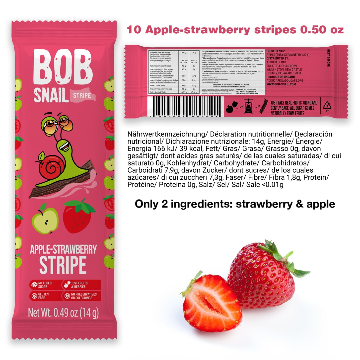 Snacks Variety Pack  30 Healthy Individual Packs for Kids Adults with Natural Strawberries Blackcurrant Apple and Pear GlutenFree Vegan Low Carb Fruit Bar No Sugar Added