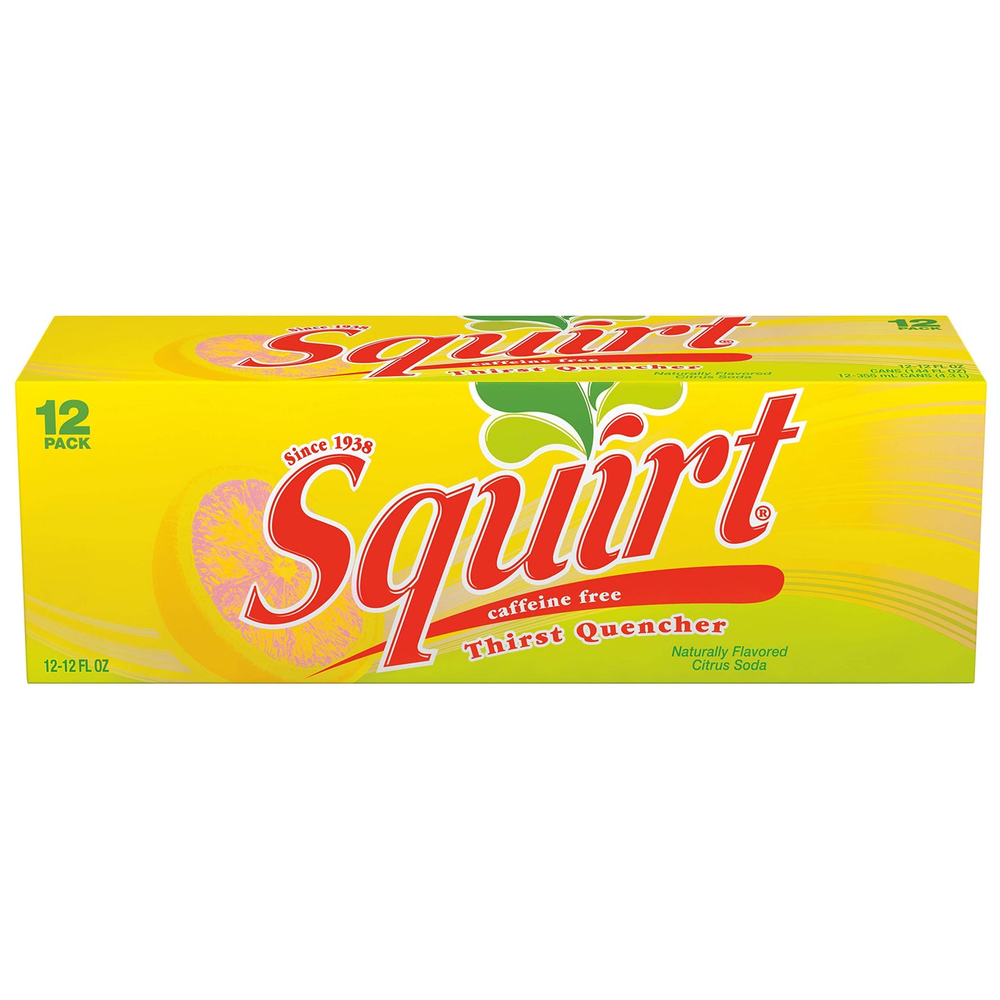 Squirt Citrus Soda 12 fl oz cans Pack of 12