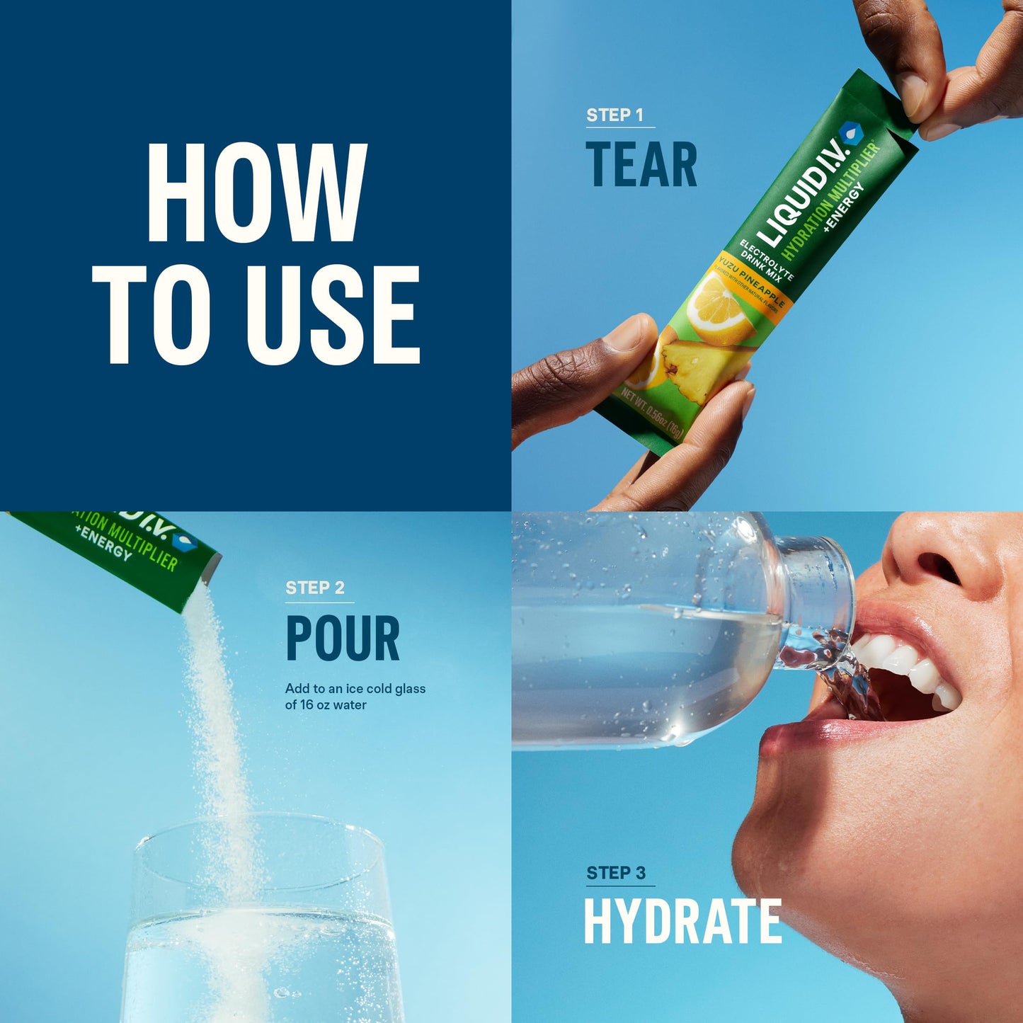 Liquid I.V.® Hydration Multiplier +Immune Support - Wild Berry Blend | Electrolyte Powder Drink Mix | 3 Pack (42 Servings)