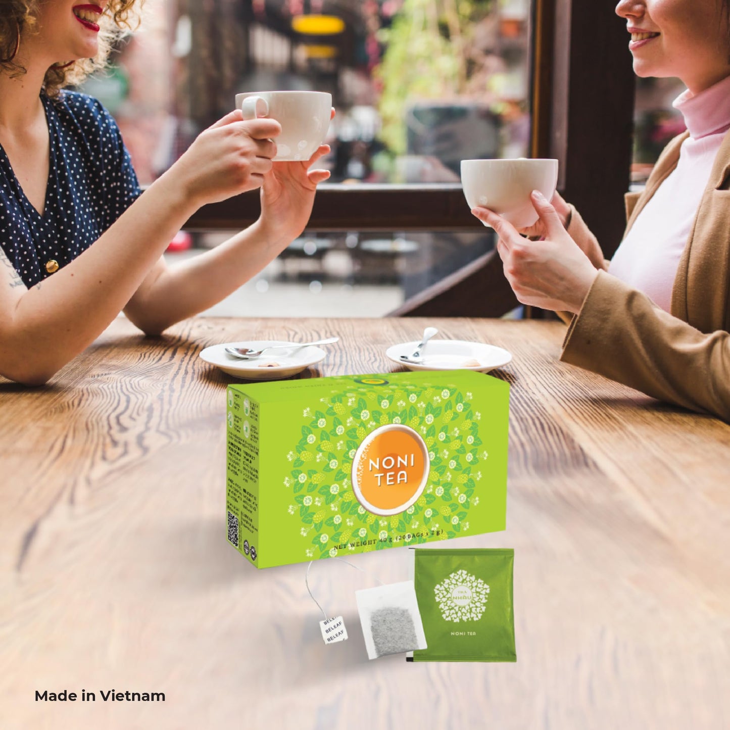 SUNBELEAF  Noni Tea Boosts Immue System Supports Pain Relief Natural Herbal Wellness Support 20 Tea Bags Caffeine Free