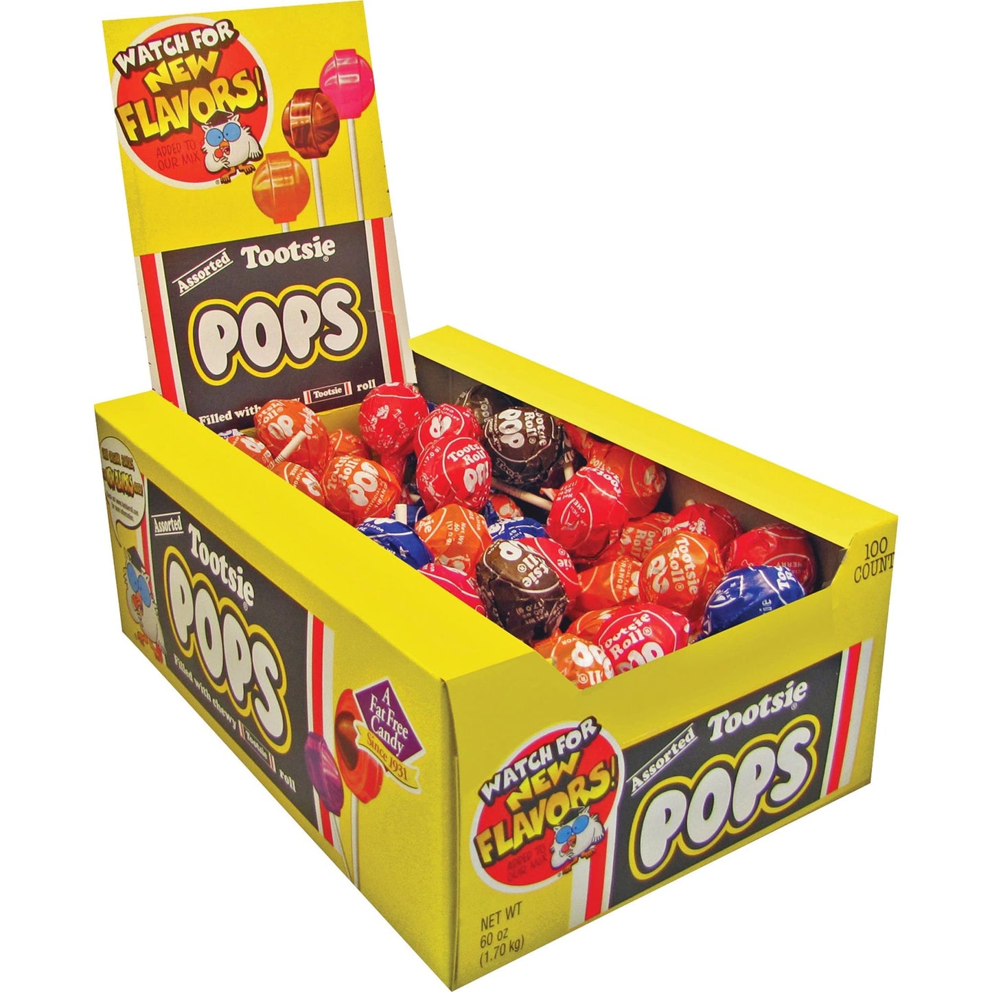 SCS Tootsie Pops Assorted  100 ct