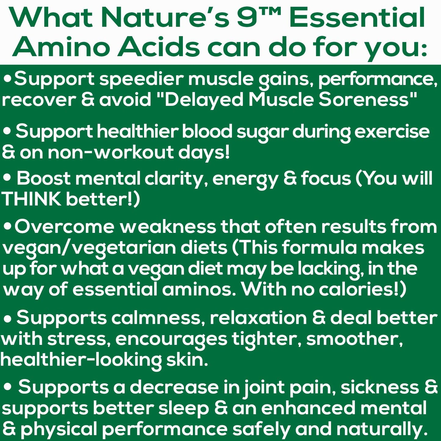 Essential Amino Acids EAA Supplement Complete Amino Acid Complex Pills BCAA + EAAS Tablets: Vegan, Pre Workout, 9 Free Form, Muscle Recovery, Cognitive, Cravings, 210 Pills