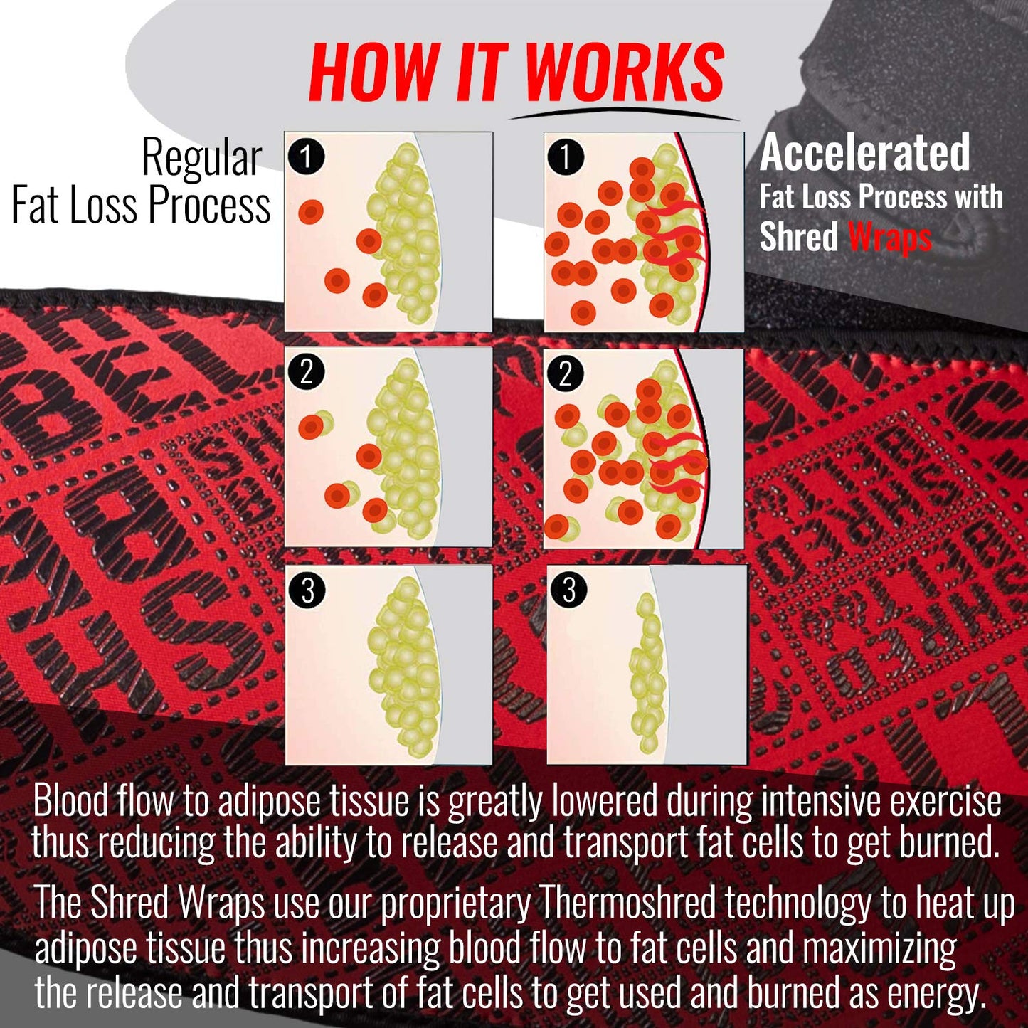 Iron Bull Strength Shred Wraps for Arms - Thermogenic Arm Trimmers for Weight Loss - Premium Fat Burning Bands with Slimming Technology - Body Wraps for Arms Toning (X-Large)