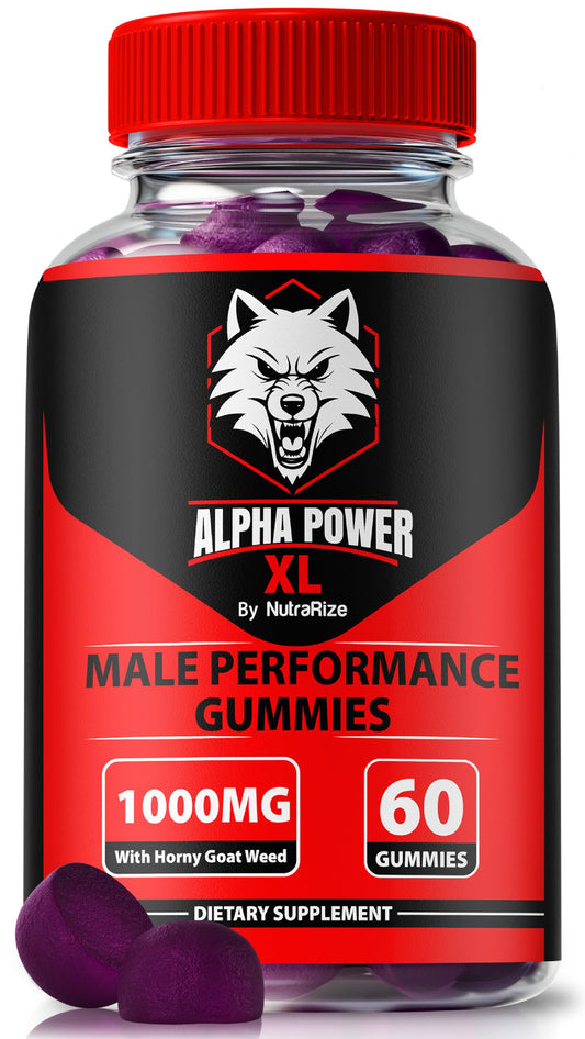 Alpha Power XL Gummies, Official Alpha Power XL, Premium Formula for Men, All-Natural Male Gummy to Support Peak Performance and Endurance, AlphaPower XL ME Gomitas, Reviews (60 Gummies)
