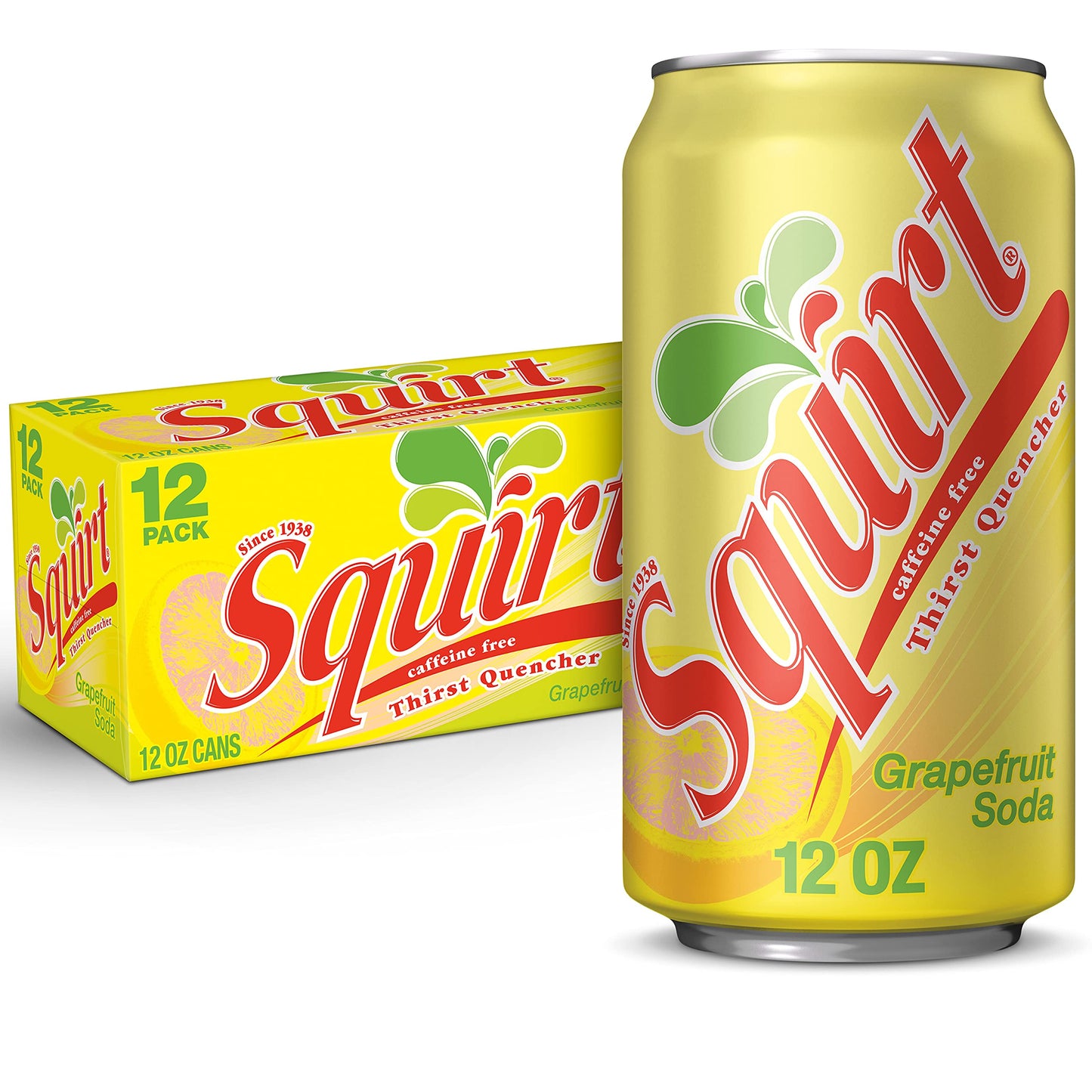 Squirt Citrus Soda 12 fl oz cans Pack of 12