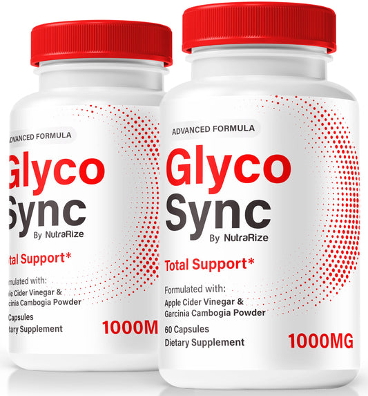 (2 Pack) Glyco Sync Pills, Official GlycoSync Glyco Optimizer Formula, All-Natural Ingredients to Support Stable Levels, Balance & Overall Health, Premium Glyco Sync Pastillas Review (120 Capsules)