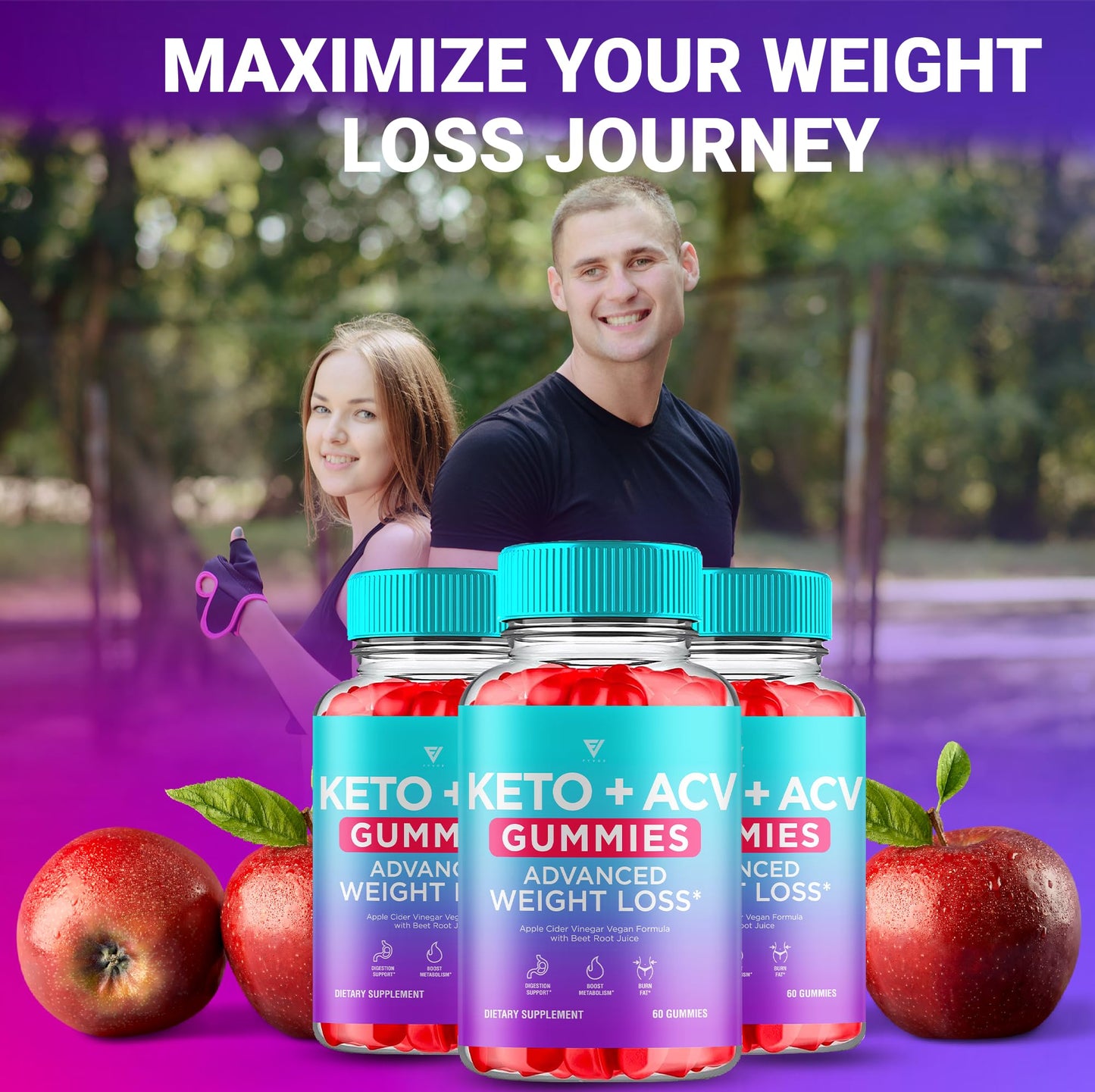 Keto ACV Gummies Advanced Weight Loss Belly Fat Burners Product Works Fast, ACV Keto Gummy Detox Cleanse Diet Apple Cider Vinegar Metabolism(60 Count)