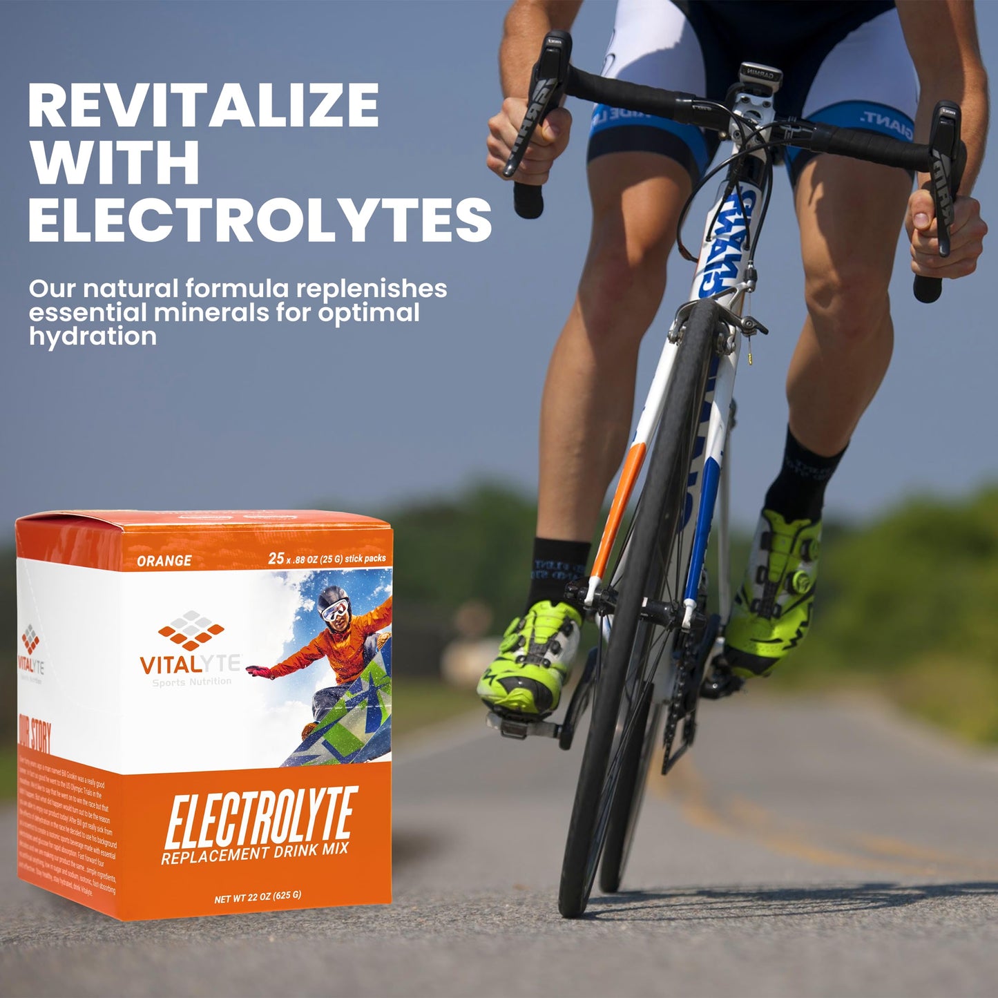 Vitalyte Electrolytes Packets Isotonic Sports Drink | Electrolytes Powder Packets Sports Nutrition Electrolyte Replacement Drinks Dehydration Relief Packets