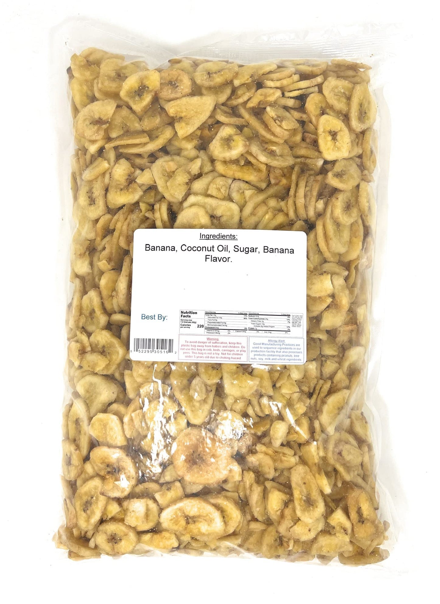 Yankee Traders Dried Chips Banana 3 Pound