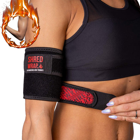Iron Bull Strength Shred Wraps for Arms - Thermogenic Arm Trimmers for Weight Loss - Premium Fat Burning Bands with Slimming Technology - Body Wraps for Arms Toning (X-Large)