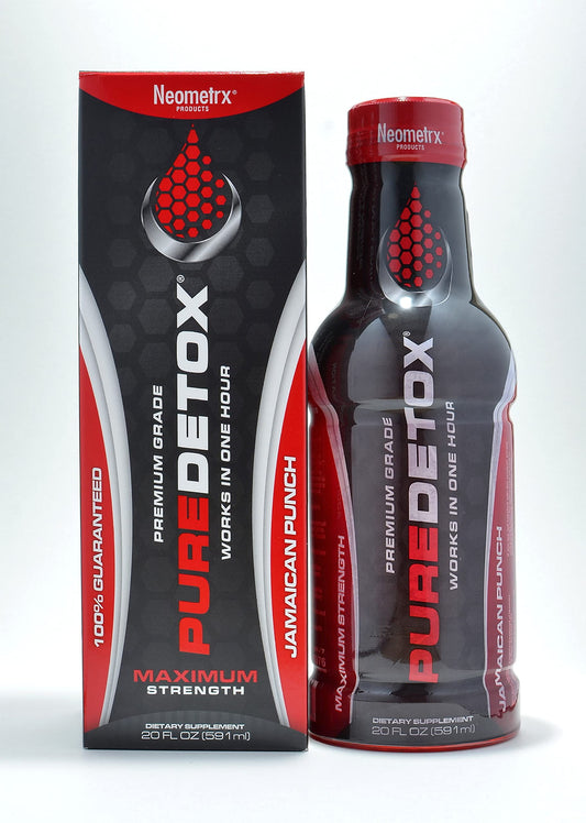 Detox Pure Neometrx Same-Day Maximum Strength Detox Drink, Jamaican Punch Flavor, 20 Fl Oz, 20 Fl Oz (Pack of 1)