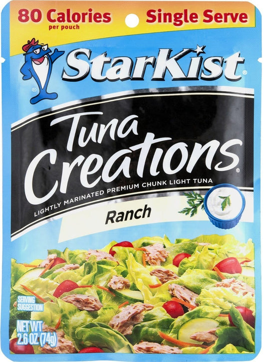 Starkist Tuna Creations Hot Buffalo Style Single Serve 26Ounce Pouch Pack of 10