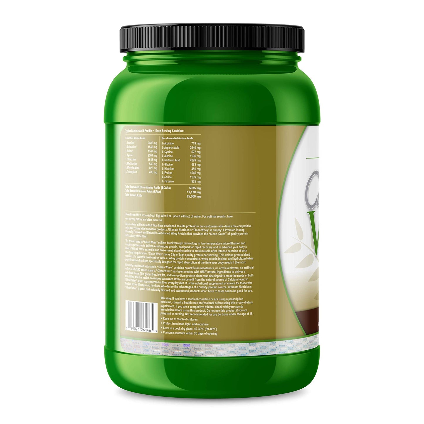 Ultimate Nutrition Clean Whey Protein Blend, Chocolate Creme, 2 Lb.