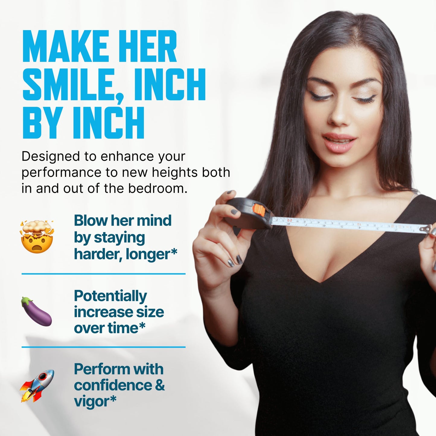 Testosterone Booster Gummies, Male Enhancing Supplement, Add 2 in” Enlargement Gummies for Men , Male Enhancement Chews Energy, Strength, Stamina, Endurance, Performance, Natural Blue Berry Chews