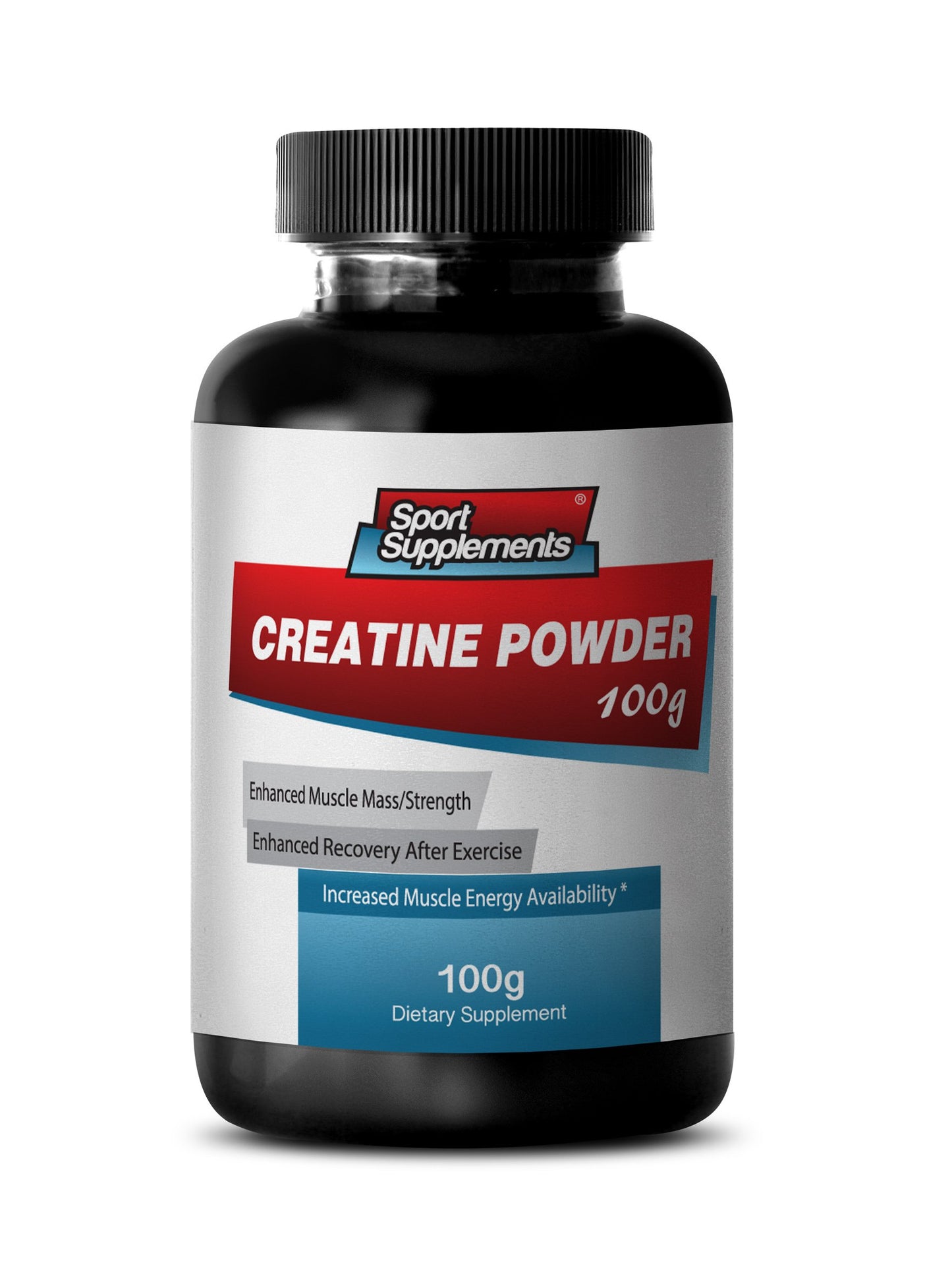 Sport Supplements Best Creatine Powder - Creatine Powder 100mg - Creatine Powder to Increase Energy and Stamina (1 Bottle)
