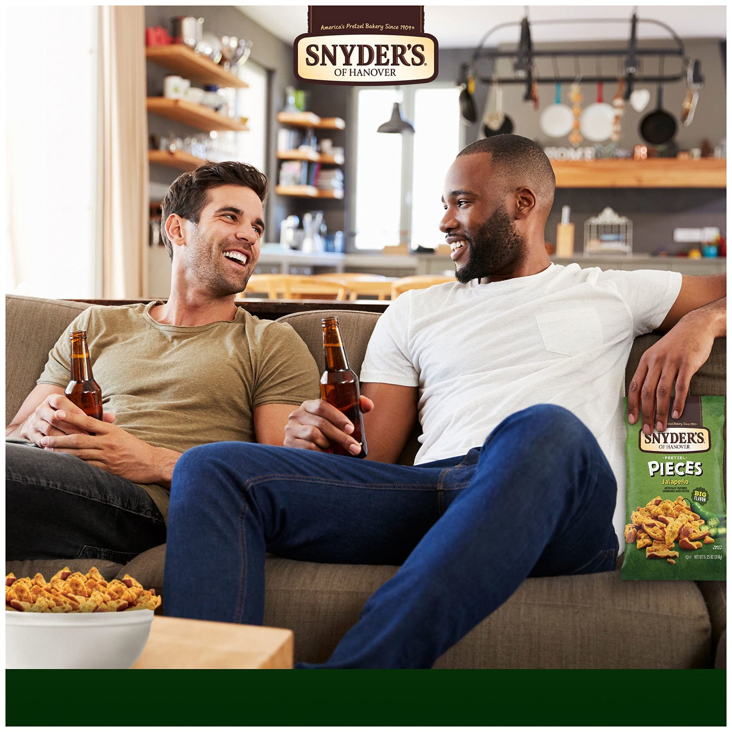 Snyders of Hanover Pretzel Pieces Jalapeno 1125 Oz