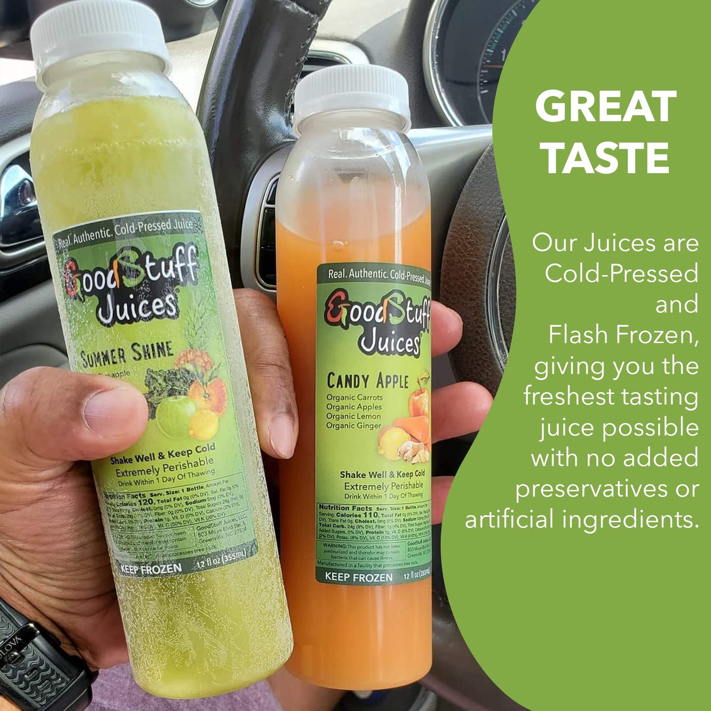 5 Day Summer Slim Juice Cleanse by Good Stuff Juices - Cold-Pressed - Premium Taste - 30 Juices - 12oz