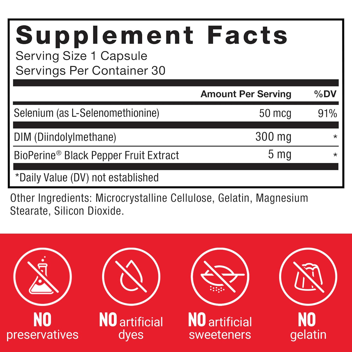 Force Factor DIM Pills to Decrease Estrogen in Men, Diindolylmethane Supplement with Key Natural Ingredients and Superior Absorption, Diindolylmethane 300mg, Works Fast, 30 Capsules