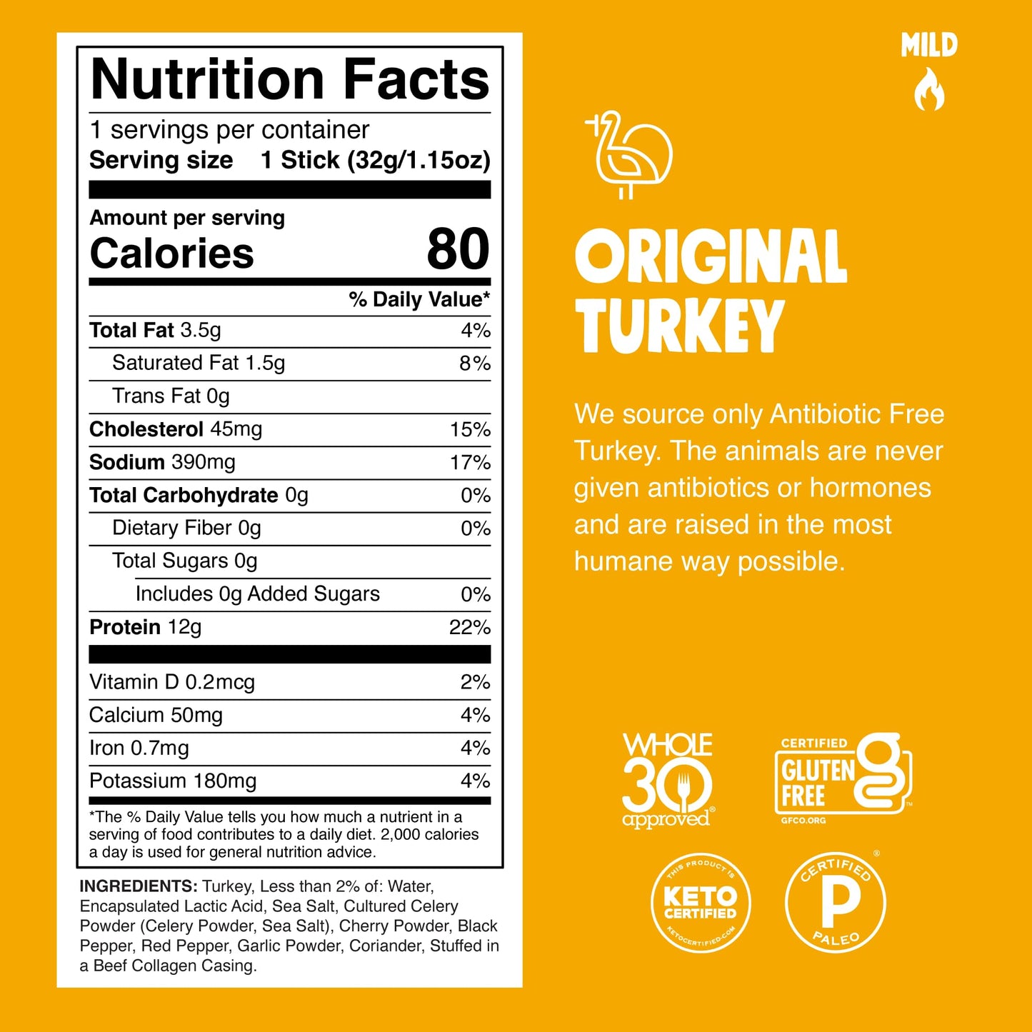 Chomps 6 Flavor Variety Trial Pack  GrassFed  Finished Beef and Venison  Antibiotic Free Turkey Meat Snack Sticks Keto Paleo Low Carb Whole30 Approved Gluten Free Zero Sugar Food